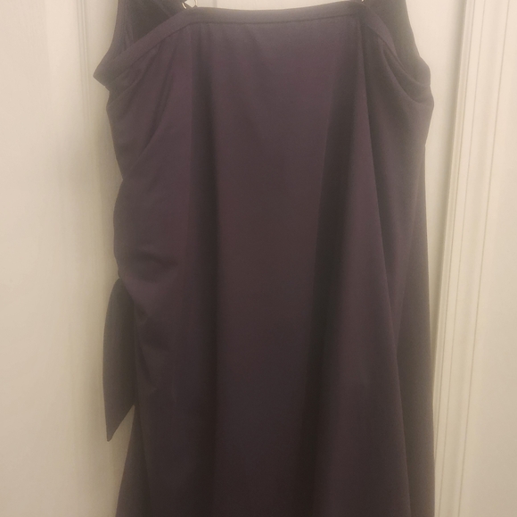 Lands End blackberry swim dress. Size 16 - Picture 3 of 5